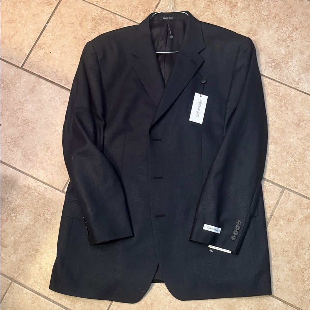 Calvin Klein Men's Charcoal Blazer